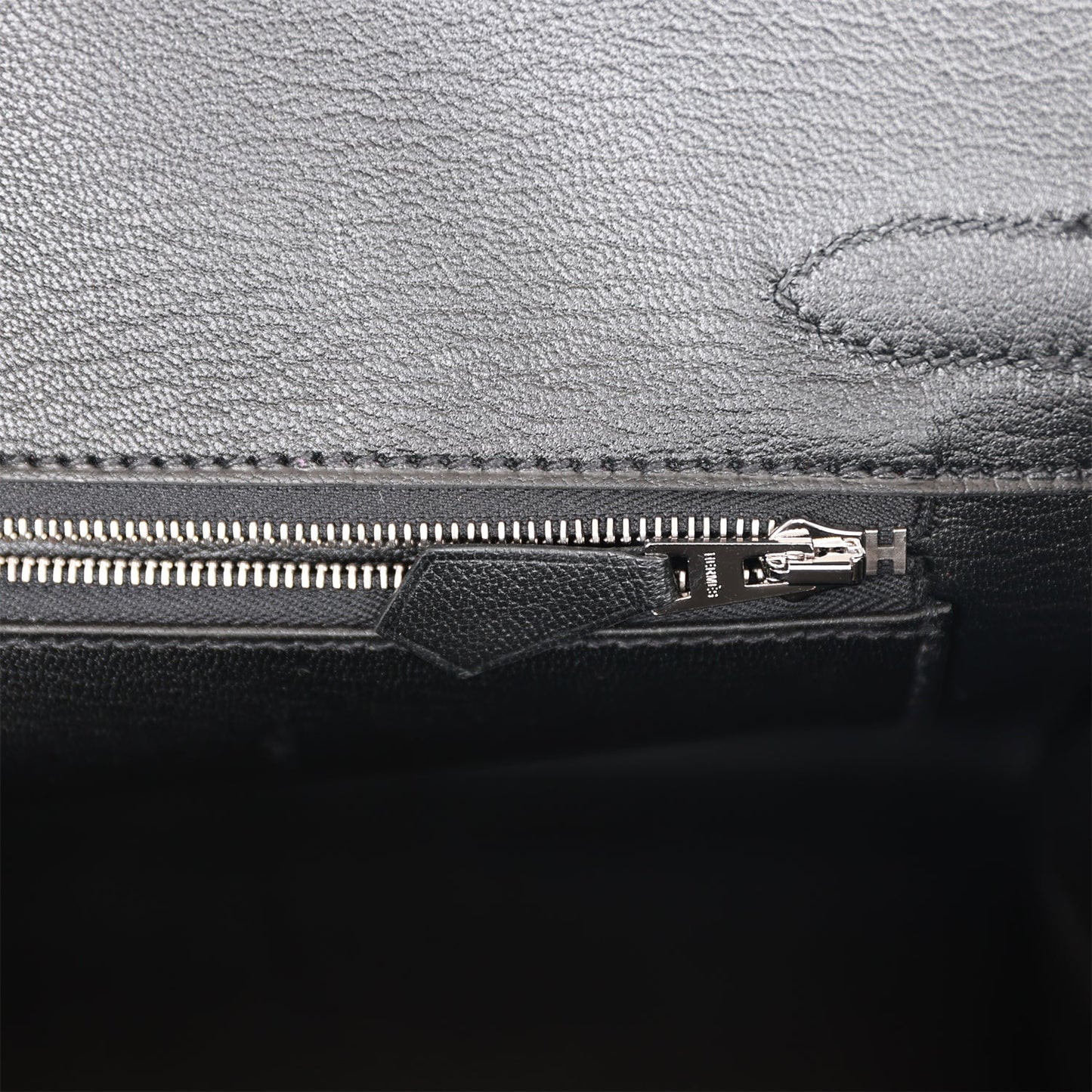 Hermes Birkin 30 Black Matte  Alligator and Ostrich Touch Palladium Hardware