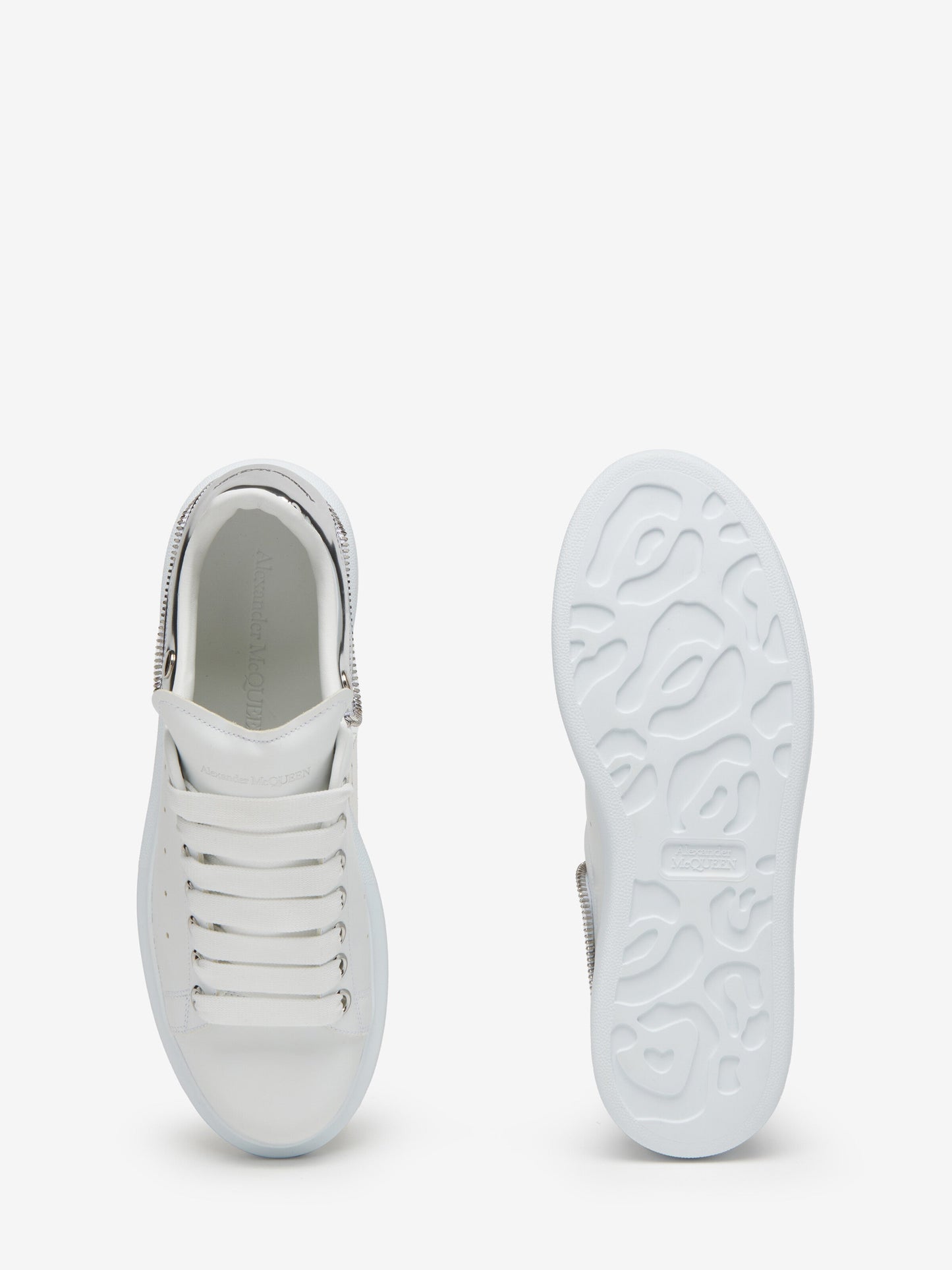 Oversize in argento bianco