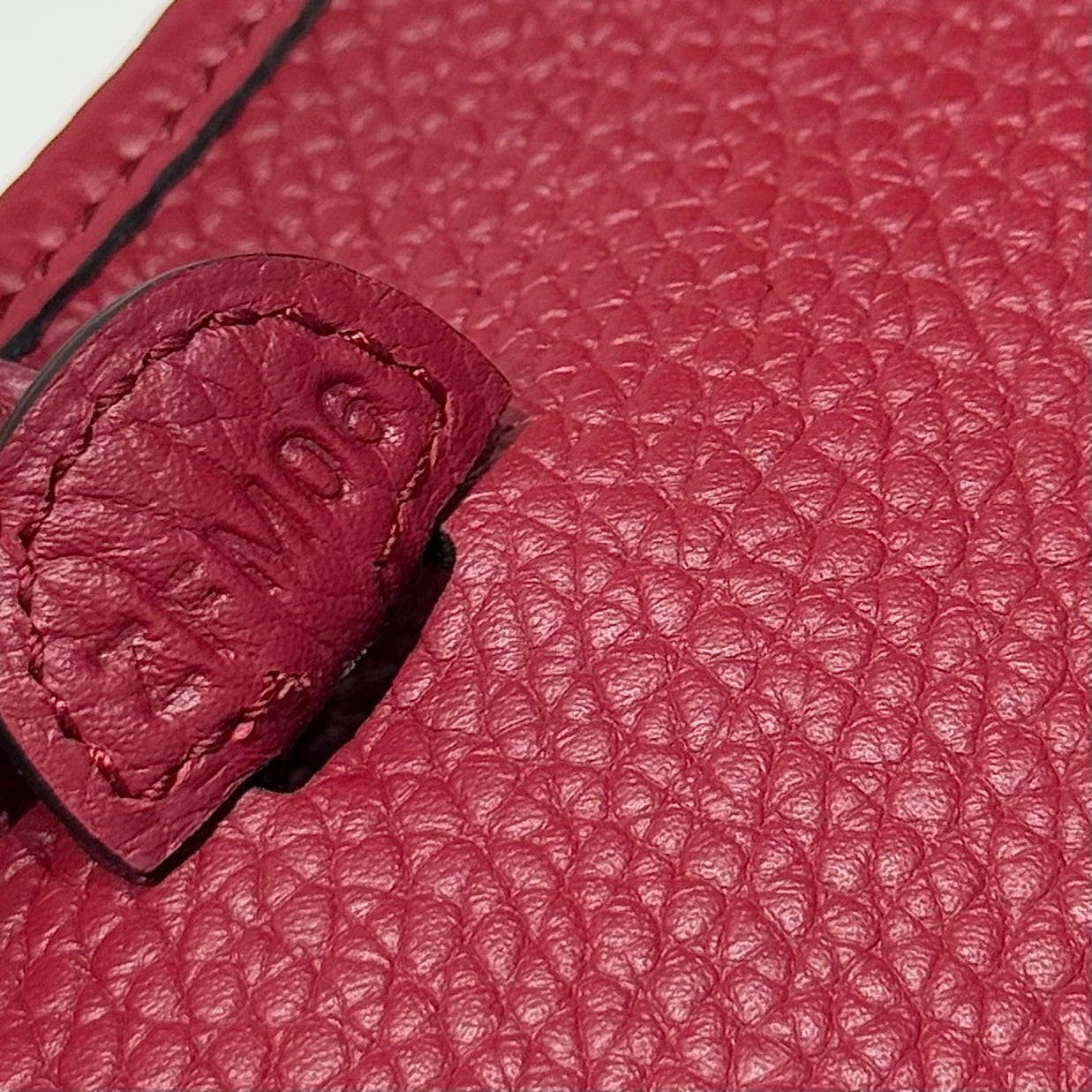 Hermes Evelyn 18 Bag Ruby Red Epsom Leather 255529